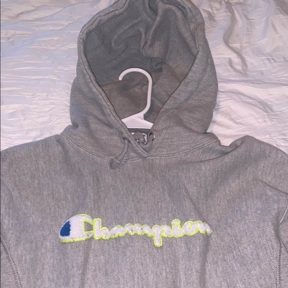 grey champion hoodie